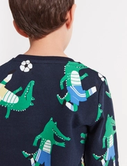 Lindex - Sweater AOP crocodile - sweatshirts - blue - 6