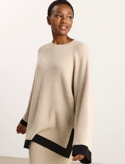 Lindex - Knitted Sweater Sirocco - jumpers - light beige melange - 7