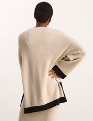 Lindex - Knitted Sweater Sirocco - jumpers - light beige melange - 9