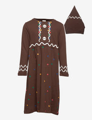 Lindex - Nightdress Mrs Gingerbread - nightdresses - brown - 0