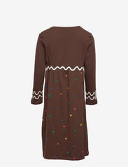 Lindex - Nightdress Mrs Gingerbread - nightdresses - brown - 1