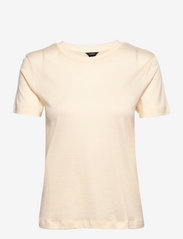 Lindex - Top Tea silk blend - t-shirts - white - 1