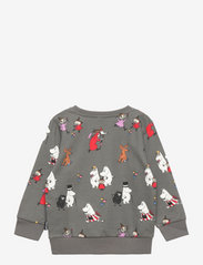 Lindex - Sweater AOP Moomin - sweat-shirt - dark dusty grey - 2