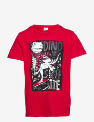 Lindex - T shirt x mas TW - short-sleeved t-shirts - red - 0