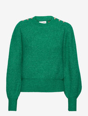 Lindex - Sweater Angela buttons - tröjor - green - 1