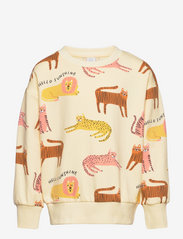 Sweater AOP Sunny and Funny - LIGHT YELLOW