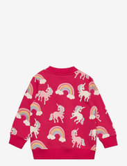 Lindex - Bomber jacket unicorn AOP - sweatshirts - pink - 2
