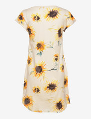 Lindex - Night Dress Big T sunflower - nattlinnen - beige - 2