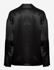 Lindex - Shirt Lena silk blend - Överdelar - black - 2