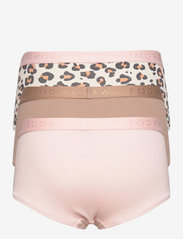 Lindex - brief rib 3 pack Leo - socks & underwear - light dusty pink - 1