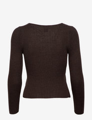 Lindex - Sweater Peg - tröjor - dark brown - 2