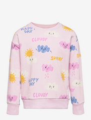 Lindex - Sweater AOP Fluffy clouds - sweat-shirt - lilac - 1
