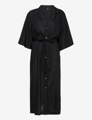 Lindex - Dress Hailey - skjortekjoler - black - 1