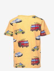 Lindex - Top SS Vehicles - t-shirts à manches courtes - yellow - 2