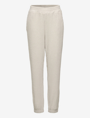 Trousers joggers cosy rib - LIGHT BEIGE MELANGE