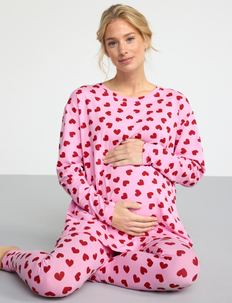 Pyjama set Maternity Cotton - pyjamas - light pink