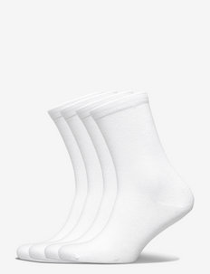 sock 4 p solid - chaussettes de yoga - white