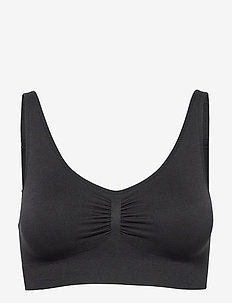 Bra Joy seamless top - soft bras - black