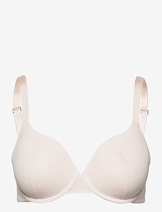 Bra Dahlia Micro stripe - bras with padding - lt pink