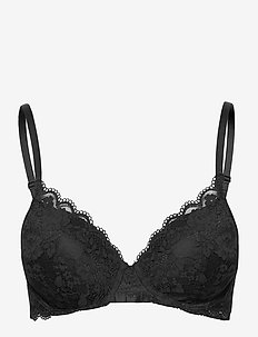 Bra Lilja Iris lace - bras with padding - black