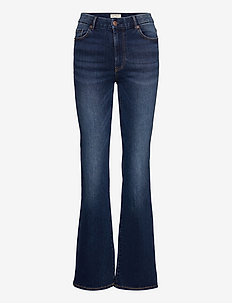 Trousers denim Mira dk blue - flared jeans - blue