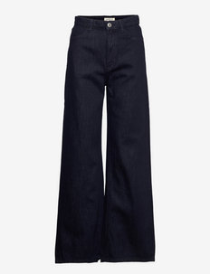 Trousers denim jackie rinse - brede jeans - dark denim
