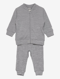 Set baby wool terry - fleece sets - grey