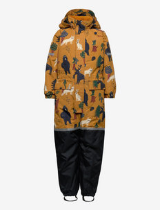 Overall FIX AOP Forest - snowsuit - yellow