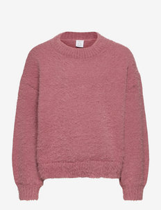 Sweater Nikki featheryarn - stickade tröjor - dusty pink