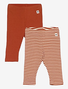 Leggings basic rib y d solid 2 - multipack leggings - orange