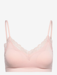 Bra Bliss seamless top with l - bh`er - pink