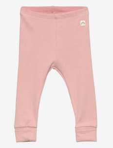Leggings rib solid - baby trousers - pink