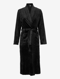 Robe velour - morgonrockar - black