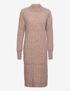 Dress knitted Gabby - knitted dresses - beige