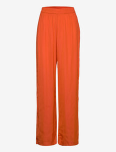 Trouser Bella long dayjama - wijde broeken - dark orange