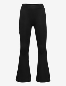 Trousers Grace flare - pantalons - black
