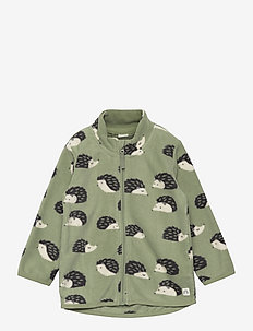 Jacket fleece - fleecejakker - dusty green