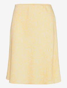 Skirt Medea knee length - midi kjolar - yellow