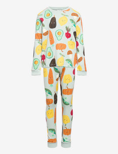 Pajama CoP Veggies - sets - aqua