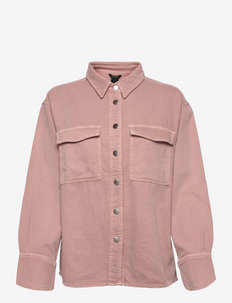 Shirt Tabitha twilll - skjortejakker - light dusty pink