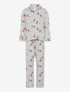 pajama Brids and Snow - sets - grey