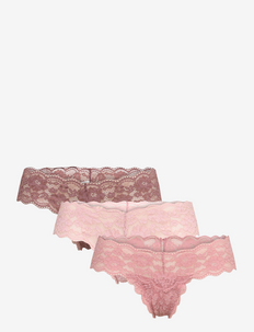 Brief 3 pack Thong low Iris - string - dusty pink