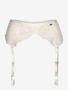 Luna suspender belt - halterlose strümpfe - light white
