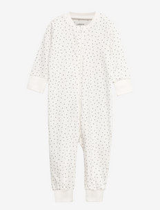 Pyjamas Rabbit at back - grenouillères - white