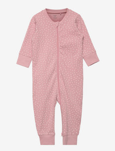 Pyjamas Cat at back - grenouillères - pink
