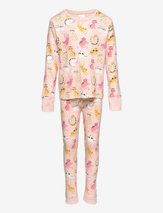 Pajama Cats AOP - sets - pink