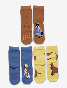 Sock 3p sb gentlemen dogs - socks & underwear - dusty blue