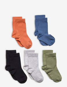 Socks 5p SB plain fashion col - socks & underwear - light dusty orange