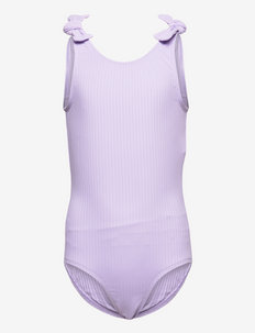 Swimsuit BG rib with knots - badeanzüge - lilac