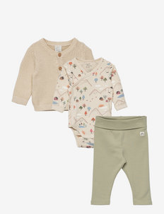 Startkit baby mountain village - gift sets - beige